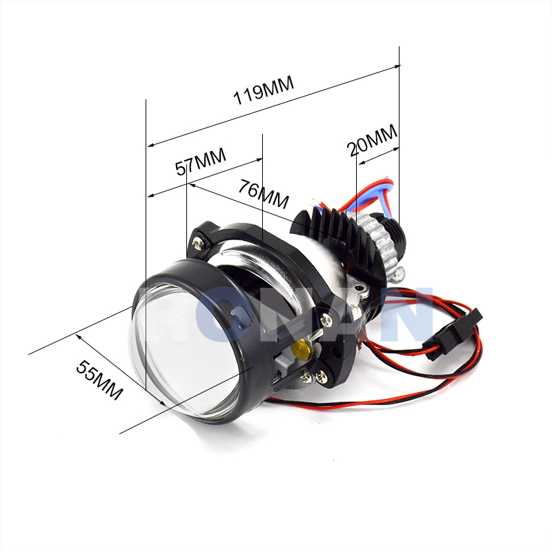RONAN 2.0inch Mini Bi-Led Proj - Universal Motorcycle Led Headlight Projector review and price