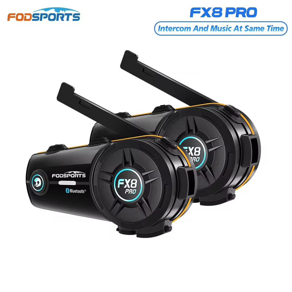 2pcs Fodsports FX8 Pro Motorcy - Universal Motorcycle Helmet Intercom Headset review and price