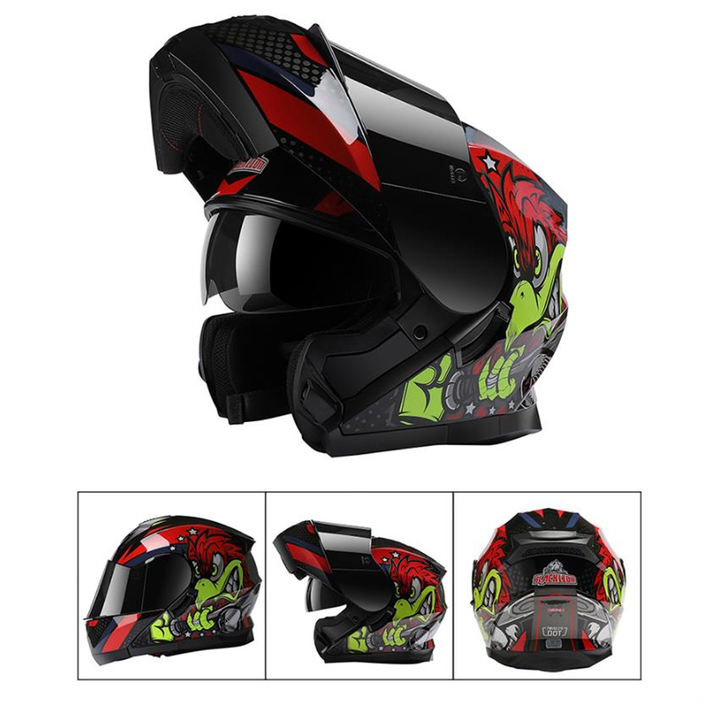 Full Face ADV Motorcycle Dual  - Dual Visor Motorcycle Racing Helmet review and price
