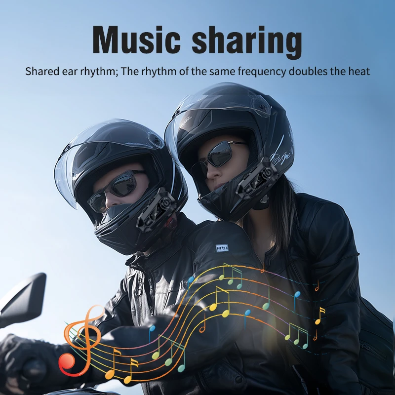 Bluetooth 5.3 Motorcycle Helme - Universal Motorcycle Helmet Intercom Headset review and price