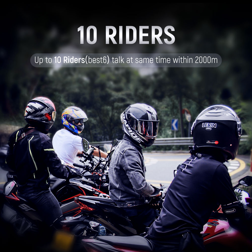 Lexin B4FM-X Bluetooth Motorcy - Universal Motorcycle Helmet Intercom Headset review and price
