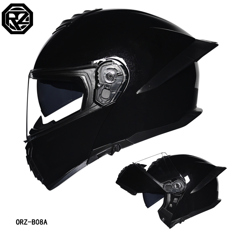 ORZ Motorcycle Helmet Dual Vis - Full Face Motorcycle Helmet With Bluetooth review and price