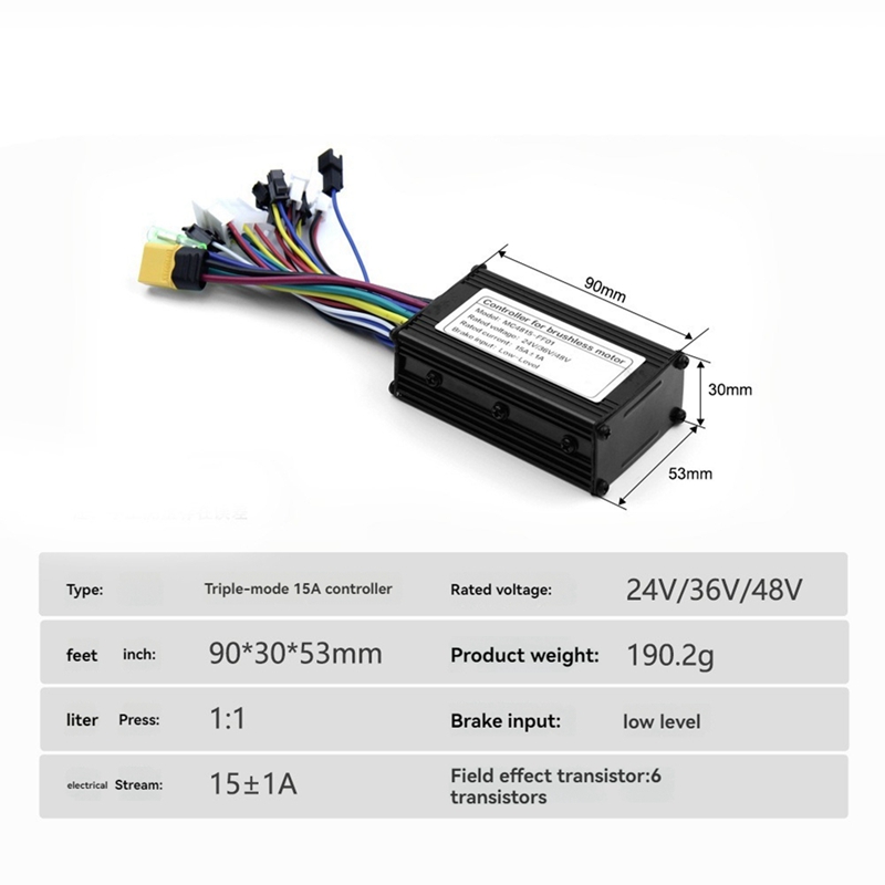 Ebike 3 Mode 24V 36V 48V 15A C - Scooter Parts review and price