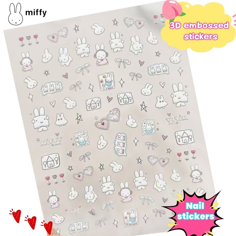 Miffy cartoon nail stickers an - Atv Parts review and price