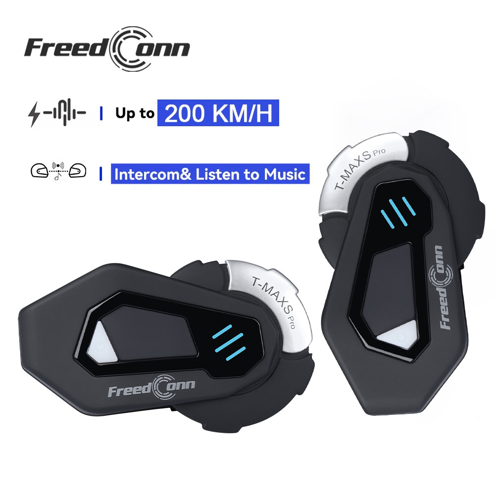FreedConn T MAX S PRO Motorcyc - Universal Motorcycle Helmet Intercom Headset review and price