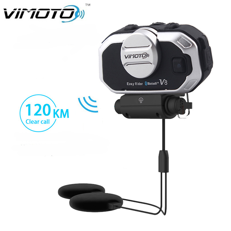 Vimoto V8 Motorcycle Helmet He - Universal Motorcycle Helmet Intercom Headset review and price