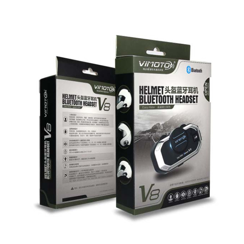 Vimoto V8 Motorcycle Helmet He - Universal Motorcycle Helmet Intercom Headset review and price