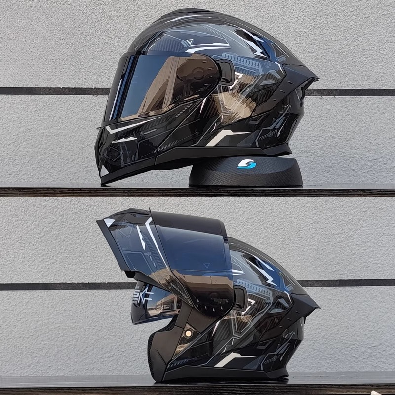 New Modular Flip Motorcycle He - Full Face Motorcycle Helmet With Bluetooth review and price