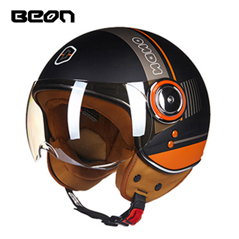 Capacete BEON 110B Open Face M - Vintage Open Face Retro Helmet review and price