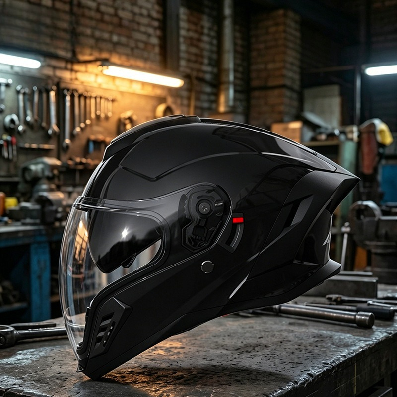 Motorcycle Helmet Four Seasons - Full Face Motorcycle Helmet With Bluetooth review and price