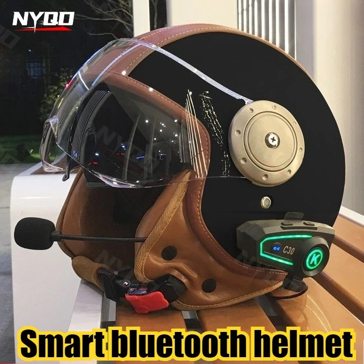 Electric Motorcycle Double Mir - Full Face Motorcycle Helmet With Bluetooth review and price